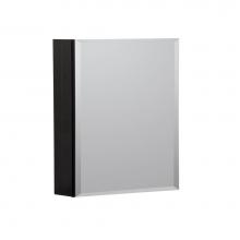 Foremost MMC1620-BL - Metal Medicine Cabinet 16'' X 20'' Beveled Mirror, ,  Black