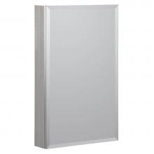 Foremost MMC1930-BN - Metal Medicine Cabinet 19'' X 30'' Beveled Mirror, ,  Brushed Nickel