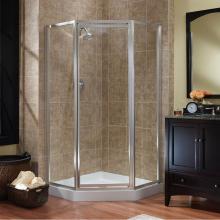 Foremost TDNA0470-CL-SV - Tides Framed Neo-Angle Shower Door