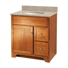 Foremost WROA3021D - Worthington 30 inch oak bathroom