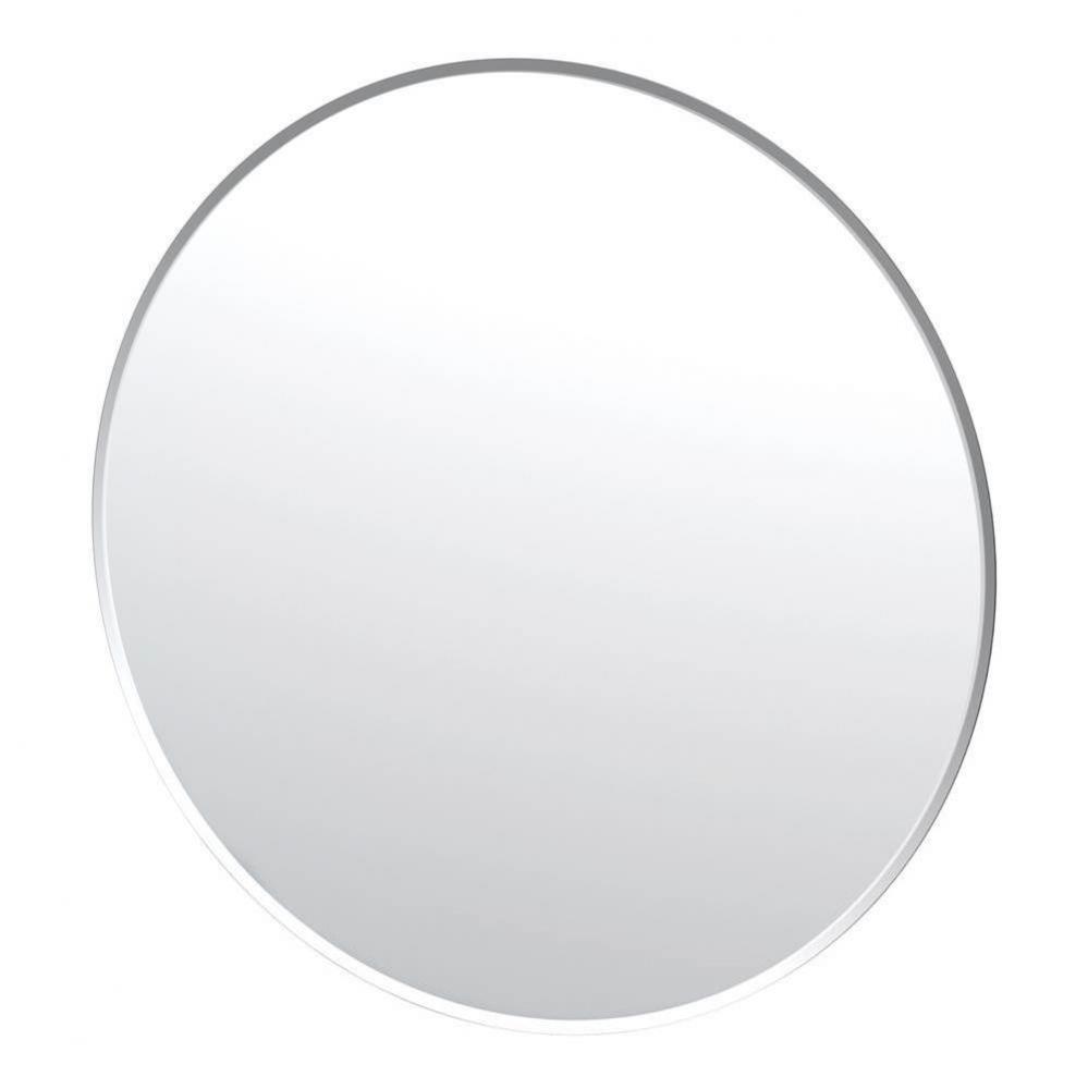 Flush Mount 35''H Frameless Round Mirror