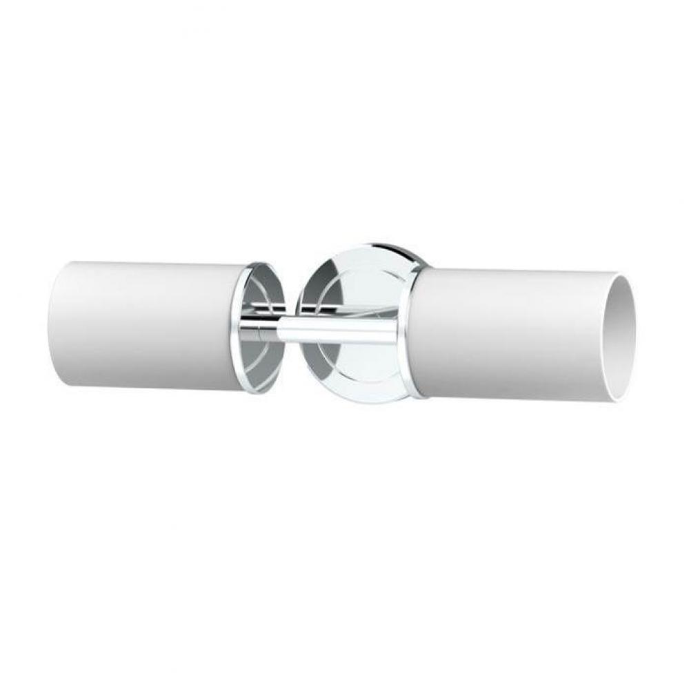 Latitude II Double Sconce Chrome