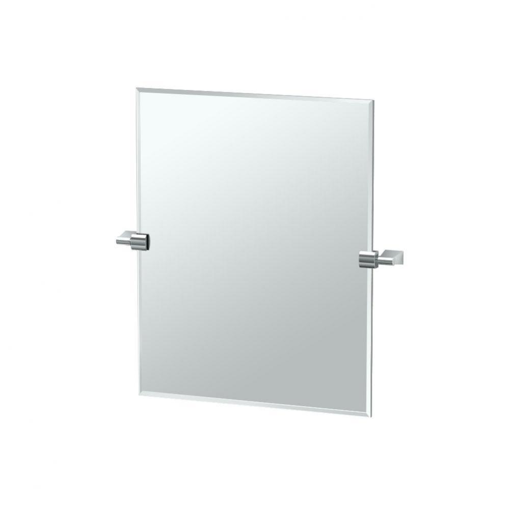 Bleu 24''H Rectangle Mirror Chrome