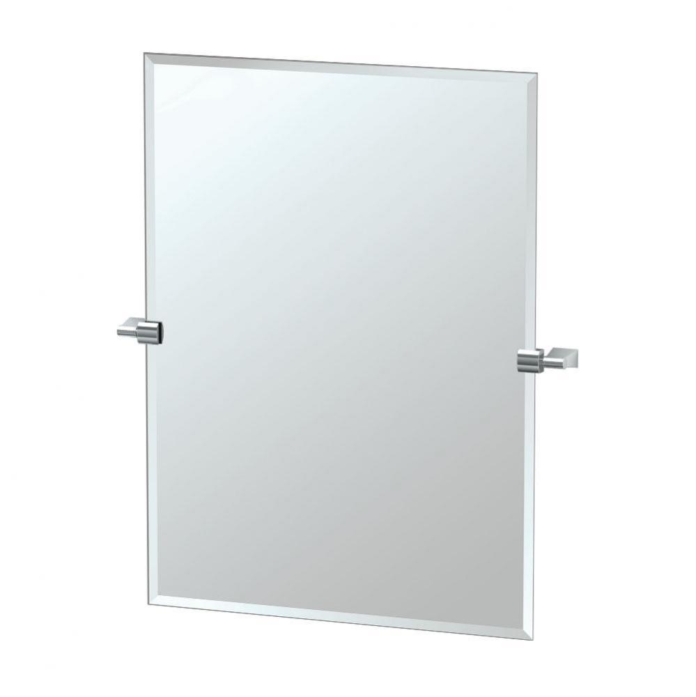 Bleu 31.5''H Rectangle Mirror Chrome