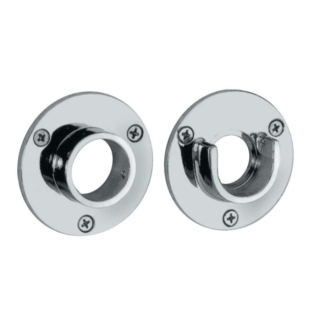 WALL FLANGE,CHROME,PR,2 5/8 In. D