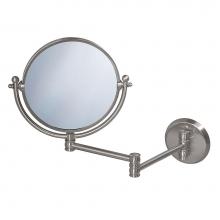 Gatco 1408 - Swing Arm Mirror 7.5'' dia Satin Nickel