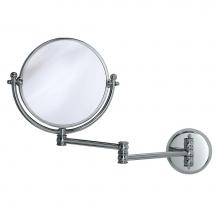 Gatco 1411 - Swing Arm Mirror 7.5'' dia Chrome