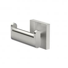 Gatco 4075A - Elevate Double Robe Hook Satin Nickel