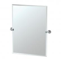 Gatco 4109S - Zone 31.5''H Frameless Rect Mirror Chrome