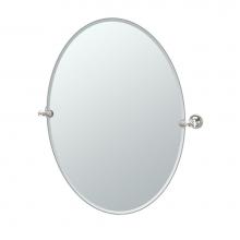 Gatco 4129LG - Tavern 32''H Oval Mirror Polished Nickel