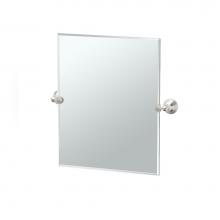 Gatco 4369SM - Charlotte 24''H Rectangle Mirror SN