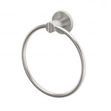 Gatco 4692 - Channel Towel Ring Satin Nickel