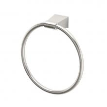 Gatco 4732 - Bleu Towel Ring Satin Nickel