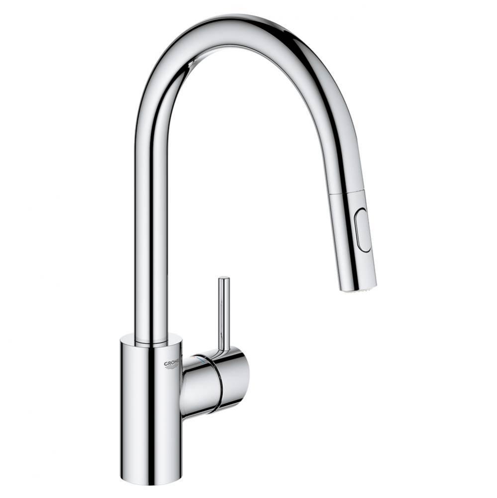 Single-Handle Pull Down Kitchen Faucet Dual Spray 1.5 GPM