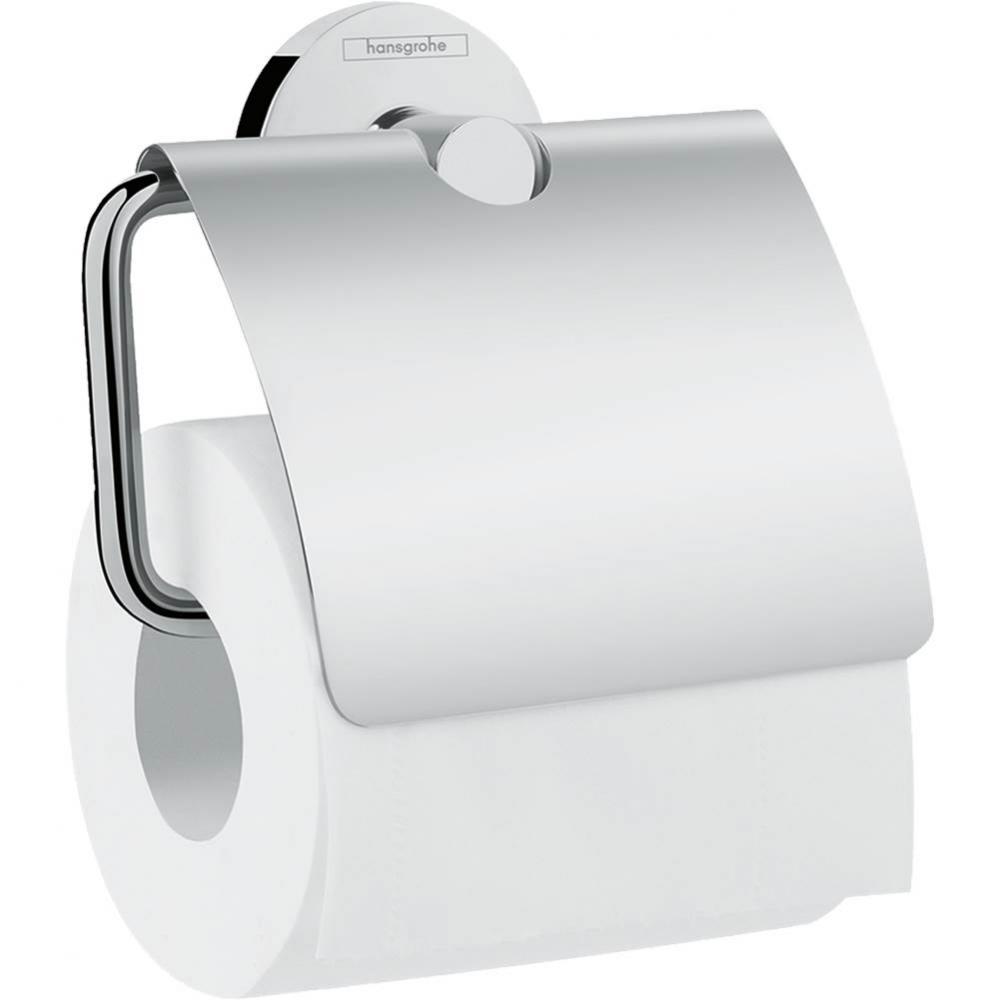 Logis Universal Toilet Paper Holder with Cover in Chrome