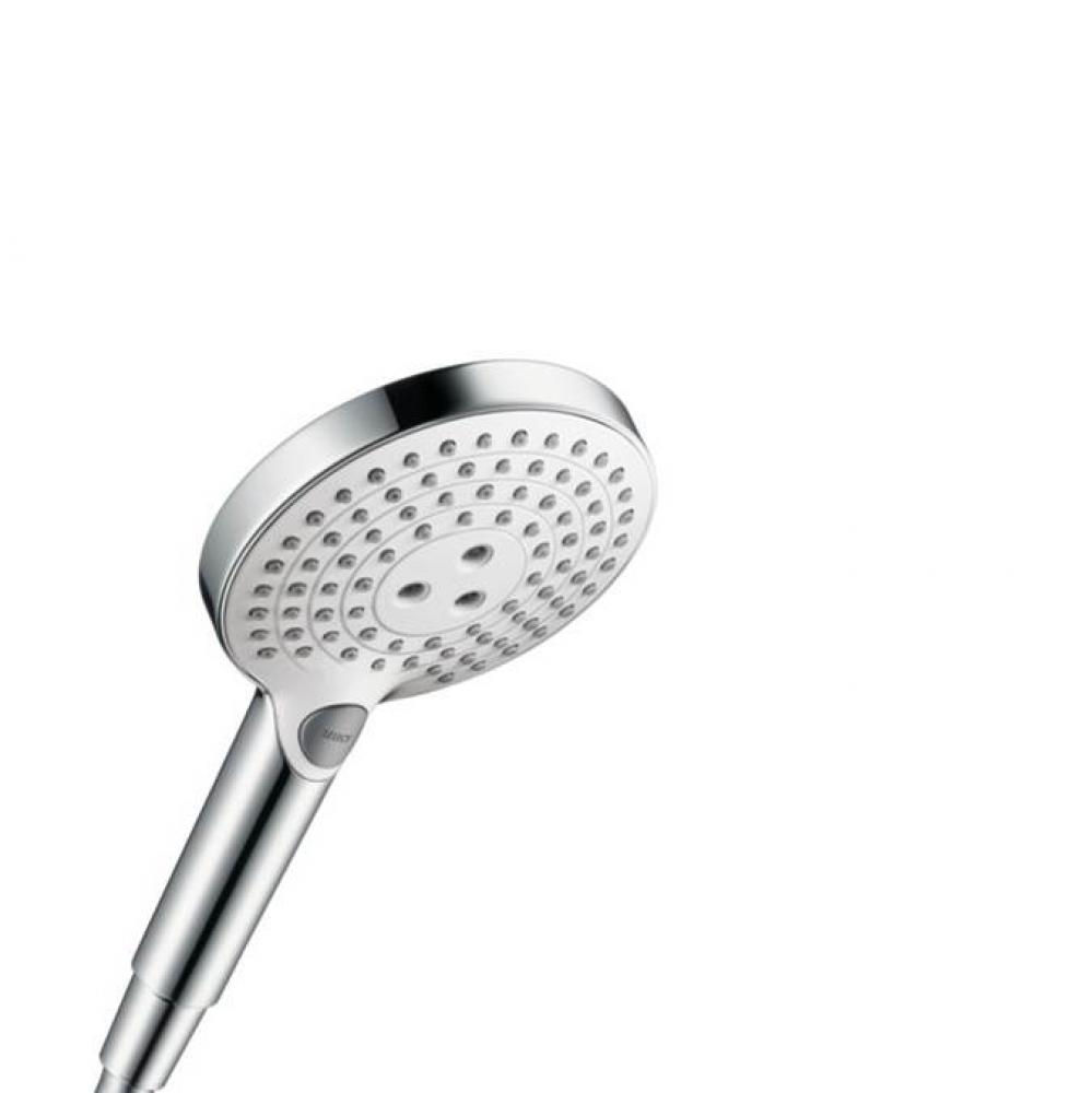 Raindance Select S Handshower 120 3-Jet, 2.0 GPM in White / Chrome