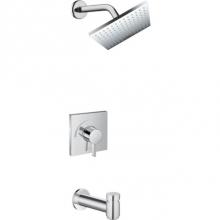 Hansgrohe 04962000 - Vernis Shape Pressure Balance Tub/Shower Set, 1.75 GPM in Chrome