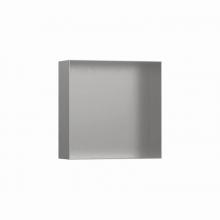 Hansgrohe 56073800 - XtraStoris Minimalistic Wall Niche Frameless 12''x 12''x 4''  in Bru