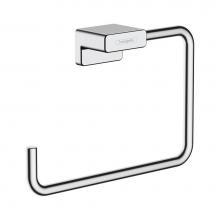 Hansgrohe 41754000 - AddStoris Towel Ring in Chrome