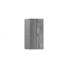 Hansgrohe 56088800 - XtraStoris Rock Wall Niche with Tileable Door 12''x 6''x 5.5'' in Br