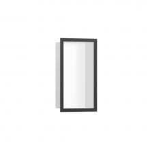 Hansgrohe 56096340 - XtraStoris Individual Wall Niche Matte White with Design Frame 12''x 6''x 4&ap