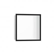 Hansgrohe 56099670 - XtraStoris Individual Wall Niche Matte White with Design Frame 12''x 12''x 4&a