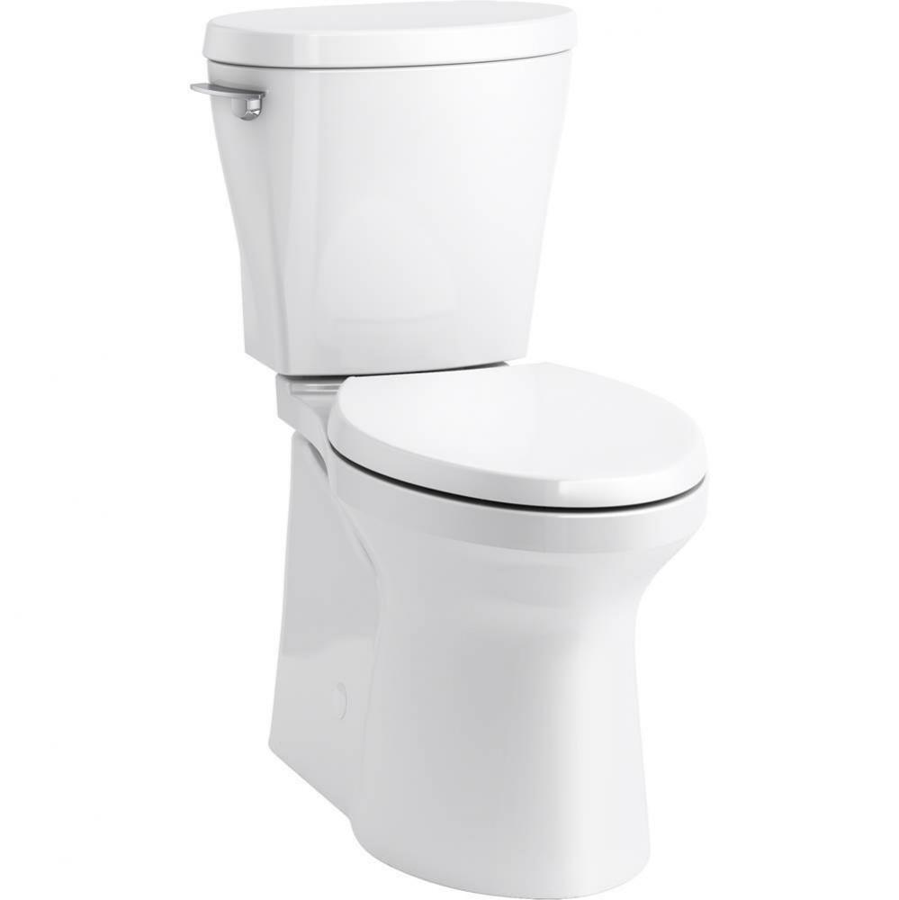 Betello Comfort Height with Continuousclean Two-piece Elongated 1.28 Gpf Toilet with Skirted Trapw