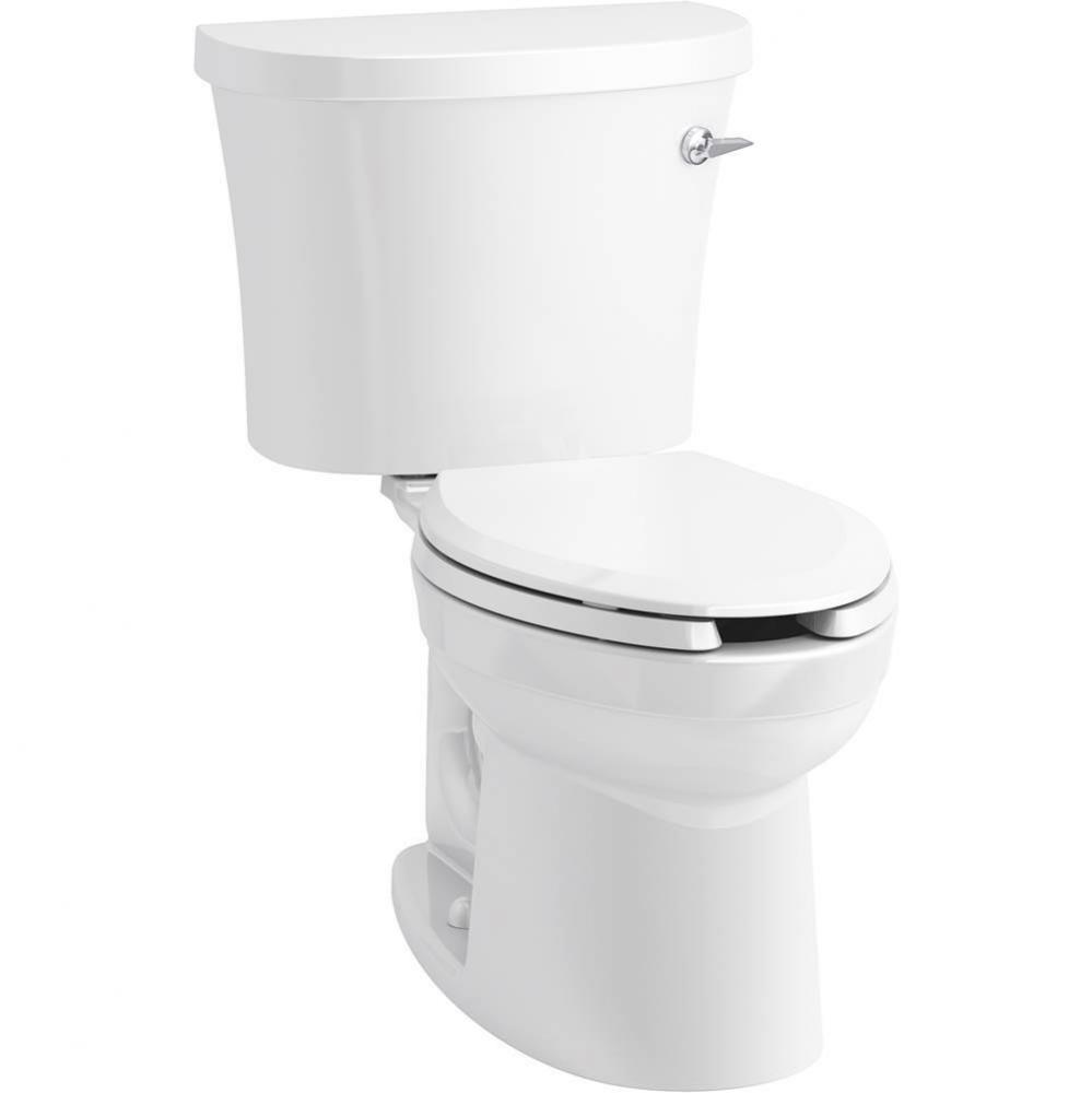 Kingston™ Two-piece elongated 1.28 gpf toilet with right-hand trip lever