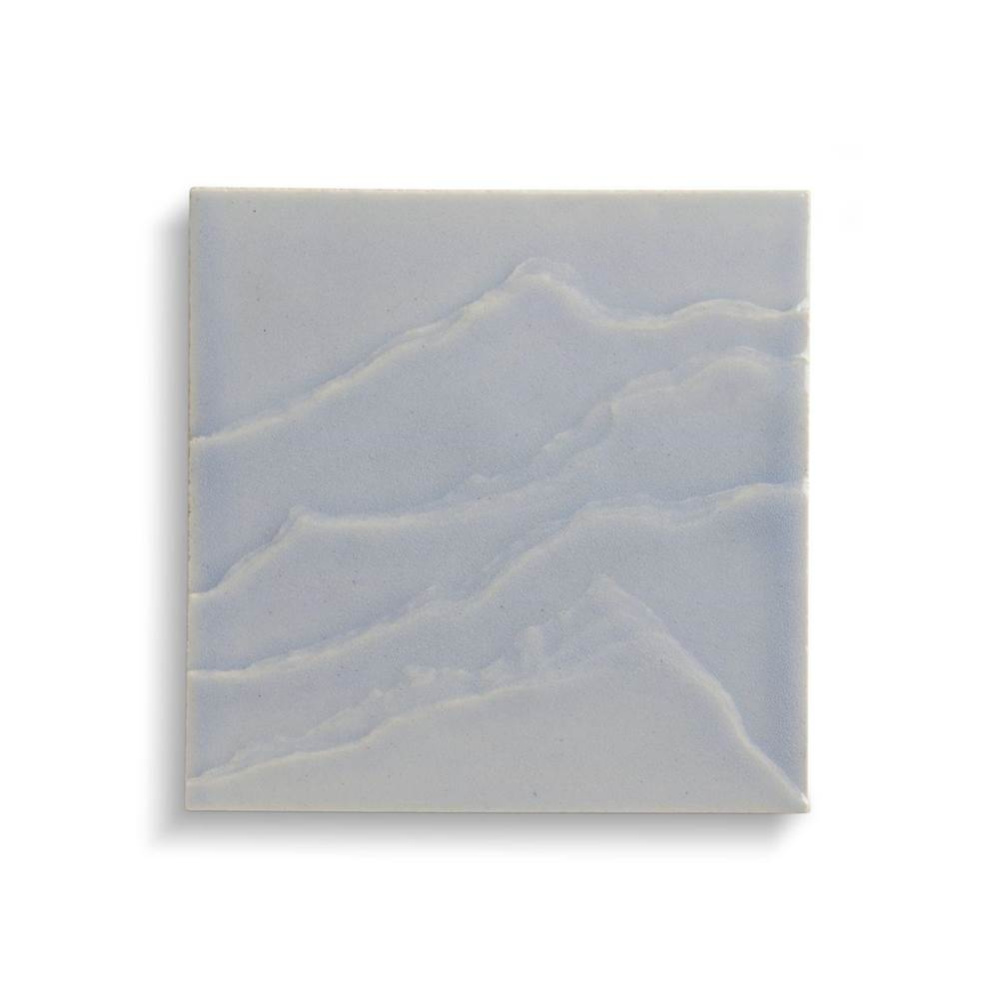 Landshapes™ by Daniel Arsham 6'' x 6'' feature tile produced by the KOHLER W