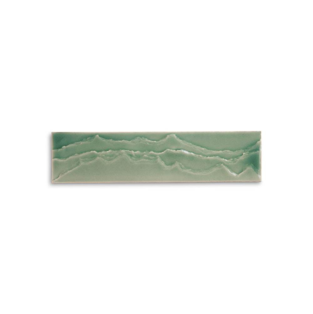 Landshapes™ by Daniel Arsham 3'' x 12'' feature tile produced by the KOHLER