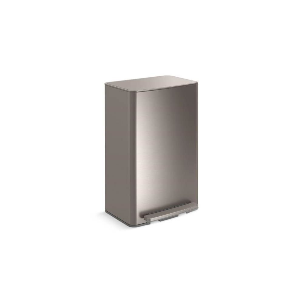 13-gallon curved step trash can
