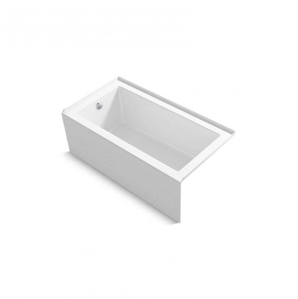 Underscore® Rectangle 60'' x 32'' alcove bath with integral apron, integr