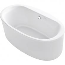 Kohler 1966-GH-0 - Sunstruck® 65-1/2'' x 35-1/2'' freestanding Heated BubbleMassage™ air b