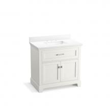 Kohler 29261-BD1-0 - Charlemont™ 36'' bathroom vanity cabinet with sink and quartz top