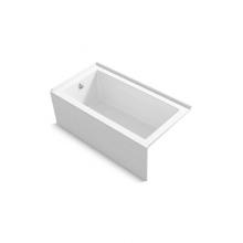 Kohler 20202-ZZ-0 - Underscore® Rectangle 60'' x 32'' alcove bath with integral apron, integr