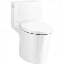 Kohler 1381-HC-0 - Veil® Hidden cord one-piece elongated toilet with skirted trapway, dual-flush