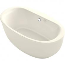 Kohler 1967-GH-96 - Sunstruck® 65-1/2'' x 35-1/2'' oval freestanding Heated BubbleMassage™