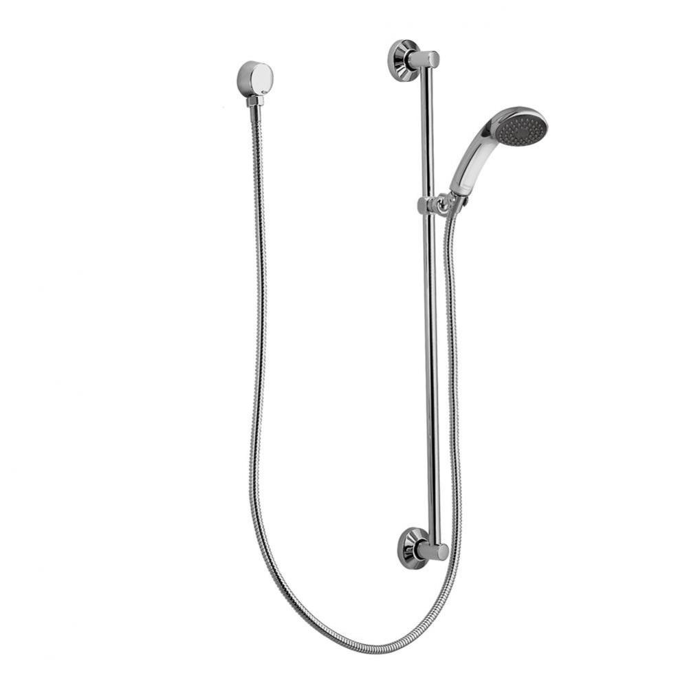 Chrome handheld shower