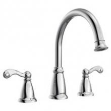 Moen T624 - TRADITIONAL 3H RT TRIM CHR