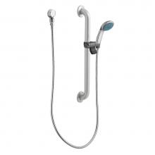 Moen 52224GBM15 - Chrome/stainless slide bar/grab bar shower