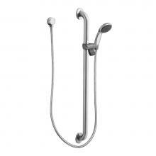 Moen 52236GBM17 - Chrome/stainless slide bar/grab bar shower