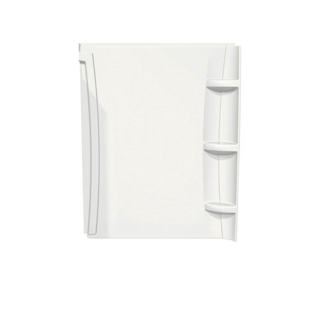 48 in. x 1.5 in. x 72 in. Direct to Stud Back Wall in Bone