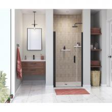 Maax 138266-900-340-101 - Manhattan 35-37 x 68 in. 6 mm Pivot Shower Door for Alcove Installation with Clear glass & Squ