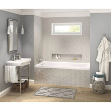 Maax 106201-R-103-001 - Pose 6032 IF Acrylic Alcove Right-Hand Drain Aeroeffect Bathtub in White