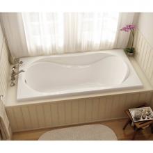 Maax 102723-000-001 - Cocoon 65.875 in. x 36 in. Drop-in Bathtub with End Drain in White