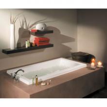 Maax 102786-055-001 - Aiiki 7236 Acrylic Drop-in End Drain Aerofeel Bathtub in White