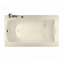 Maax 105311-R-094-004 - Release 6036 Acrylic Drop-in Right-Hand Drain Combined Hydromax & Aerofeel Bathtub in Bone