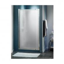 Maax 136425-965-084-000 - Pivolok Deluxe 28-32.5 in. x 64.5 in. Pivot Alcove Shower Door with Hammer Glass in Chrome