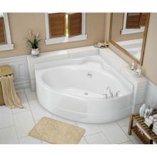 Maax 140111-003-002 - VO5050 5 FT AcrylX Corner Center Drain Whirlpool Bathtub in White