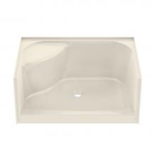 Maax 145032-000-004 - SPS 47.875 in. x 33.625 in. x 20.125 in. Rectangular Alcove Shower Base with Center Drain in Bone